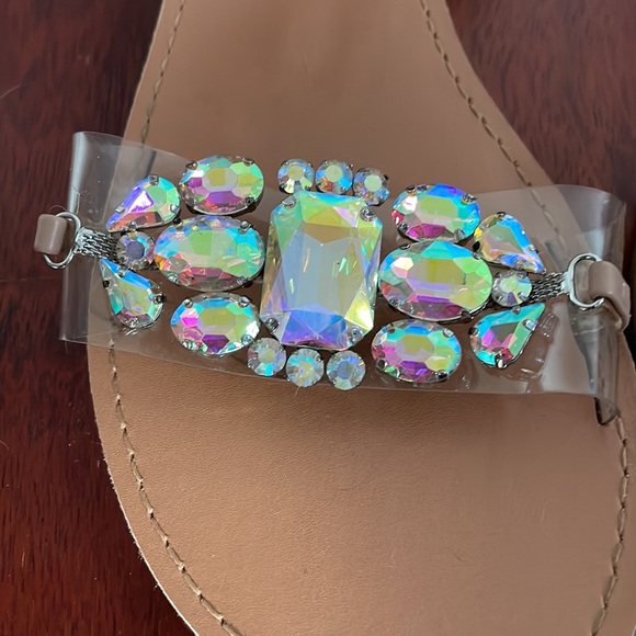 Steve Madden Jeweled Buckle Sandals - Picture 3 of 4